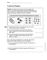 Seven and Eight as Factors (Gr. 3)