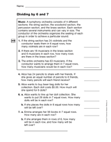 Dividing by Six and Seven (Gr. 3)