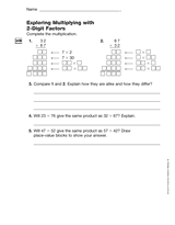 Exploring Multiplying with 2-Digit Factors (Gr. 4)