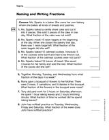 Naming and Writing Fractions (Gr. 4)
