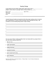 Reading Pledge